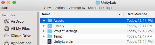 assets in finder