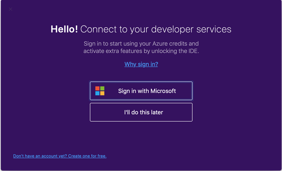 Signing in to Visual Studio for Mac - Visual Studio for Mac | Microsoft  Learn