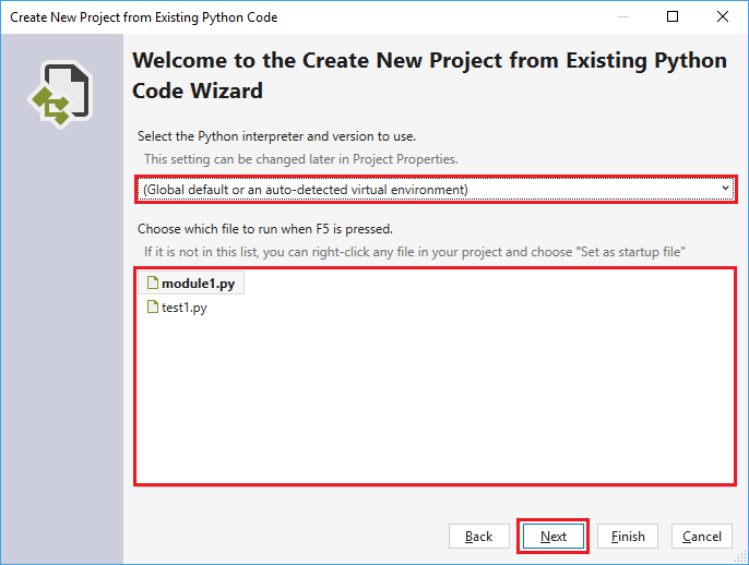 Quickstart - Create a Python project from code - Visual Studio (Windows) |  Microsoft Learn