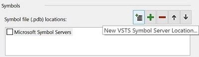 Add VSTS Symbol Server