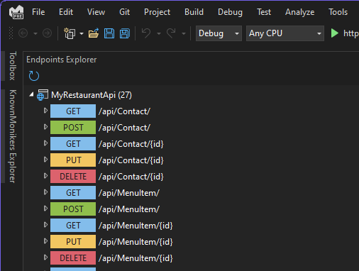 Endpoints Explorer