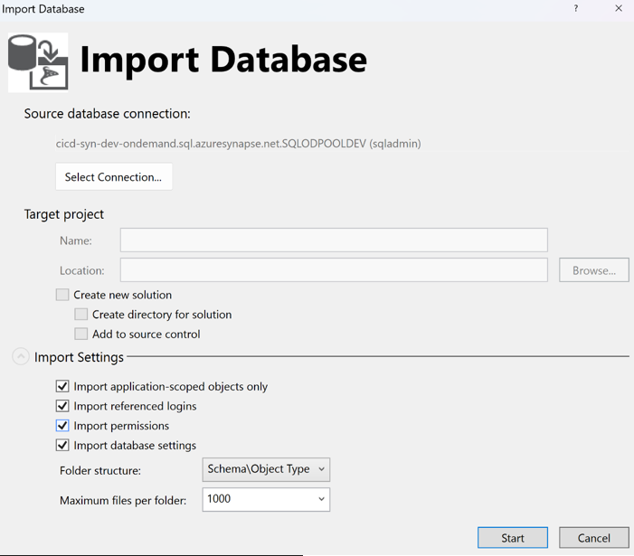 Import Database 1