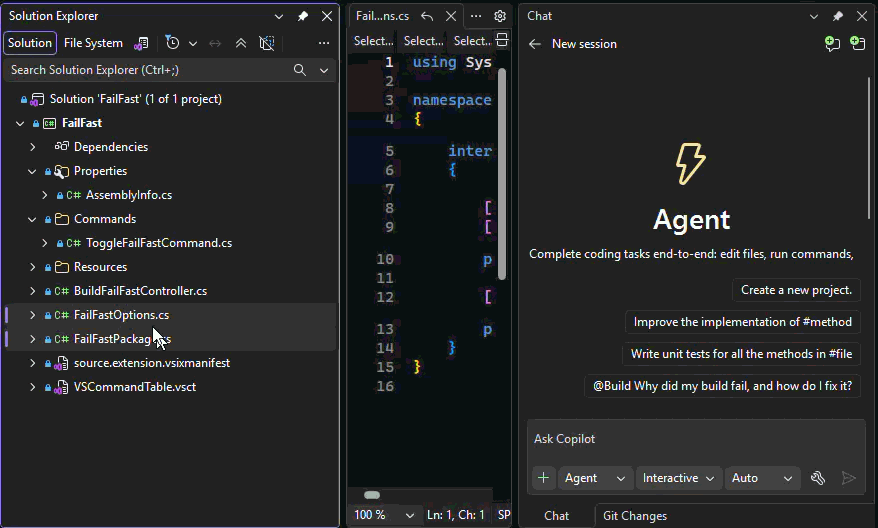 Drop files into chat