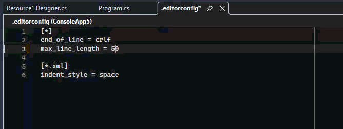Vertical ruler guides shown at configured column widths in the editor