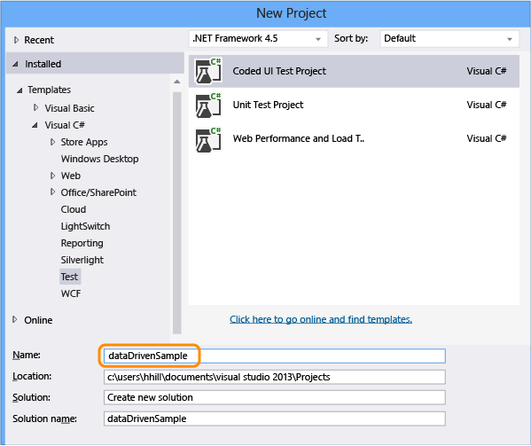 Data-Driven Coded UI Test tutorial - Visual Studio (Windows) | Microsoft  Learn