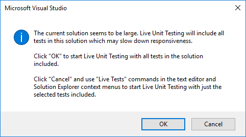 Live unit testing visual studio как установить