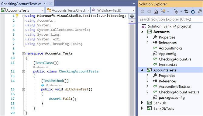 Unit testing fundamentals - Visual Studio (Windows) | Microsoft Learn