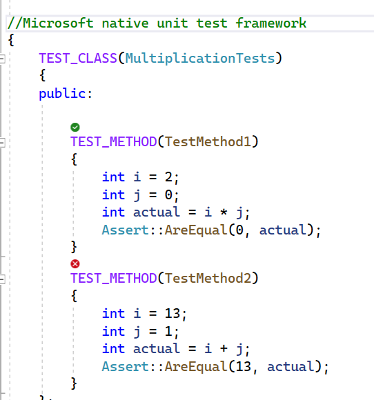 Write unit tests for C/C++ - Visual Studio (Windows) | Microsoft Learn