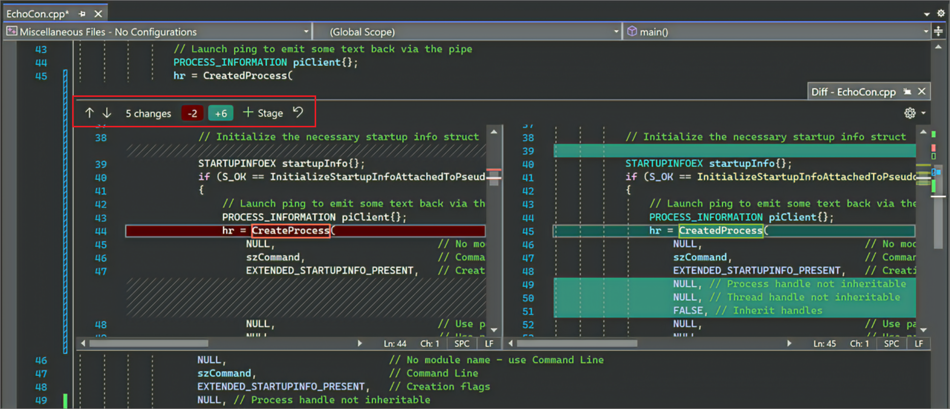 Line-staging (Interactive Staging) - Visual Studio Blog