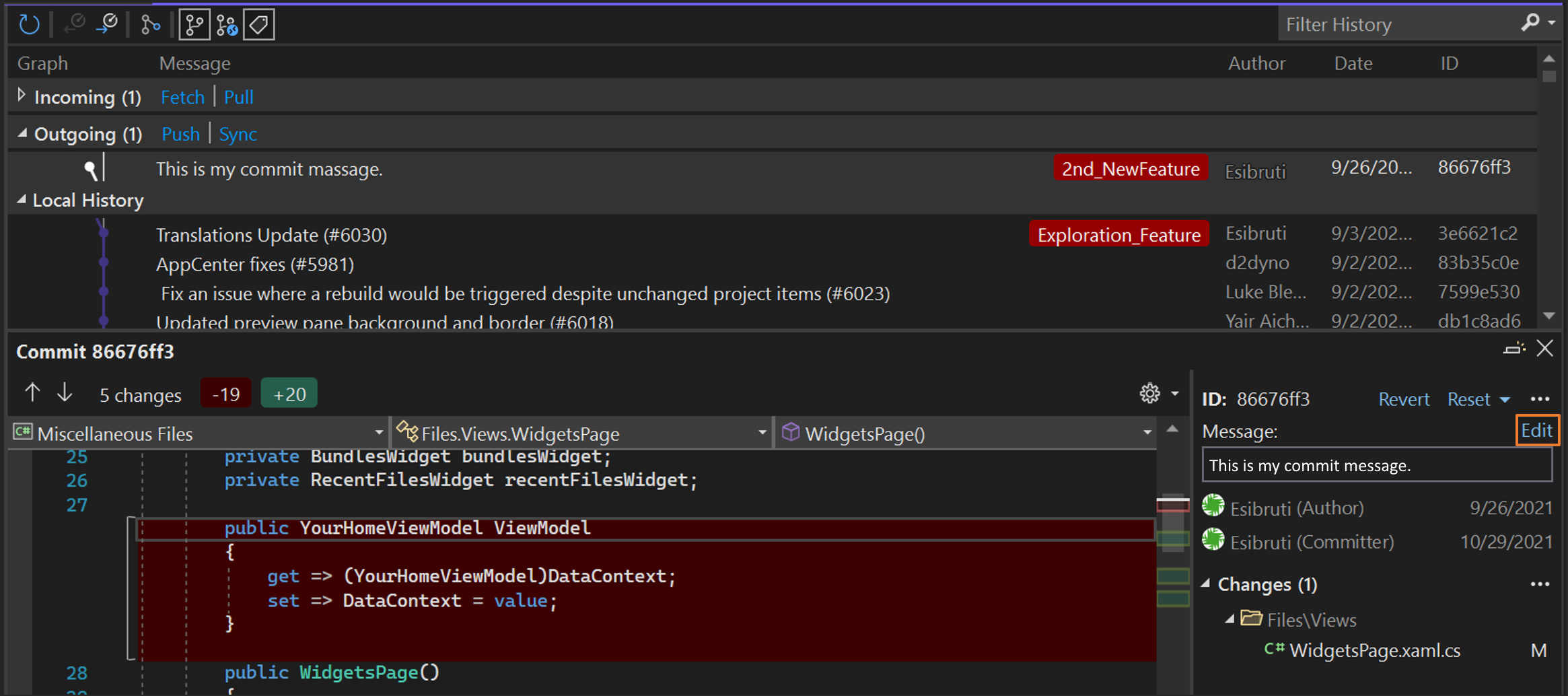 Manage Git Repos In Visual Studio | Microsoft Learn