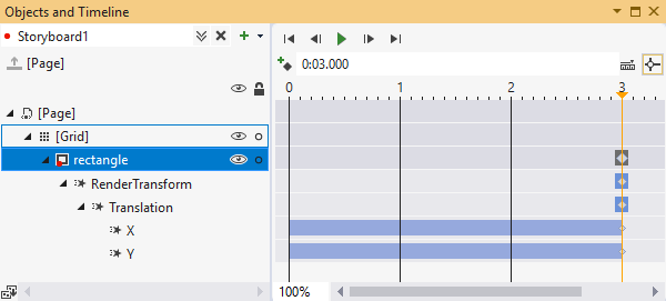 Animate objects in XAML Designer - Blend for Visual Studio | Microsoft Learn Animate objects in XAML Designer - Blend for Visual Studio | Microsoft Learn