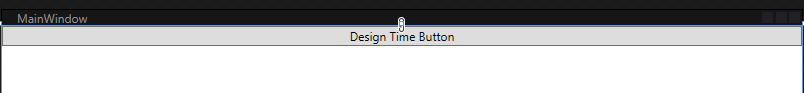 Design-time data with a Button control