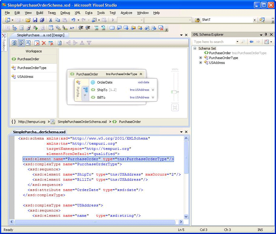 XML Schema Designer integration with XML editor - Visual Studio (Windows) |  Microsoft Learn
