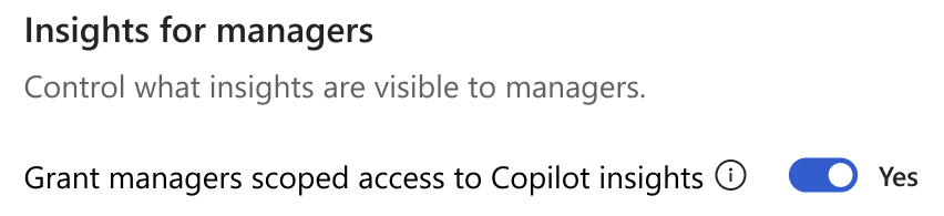 Screenshot that shows the toggle for granting scoped access.