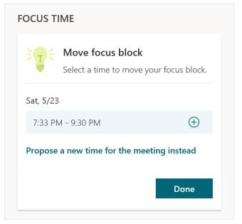 Move focus block