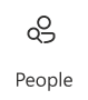 Image of the People card icon.