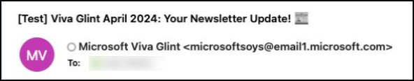 Newsletter Glints Stay updated with the Viva Glint newsletter | Microsoft Learn