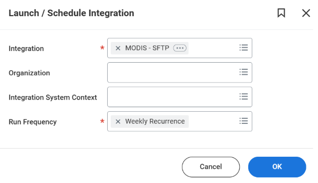 A screenshot shows how to enter the details of the launched integration. 