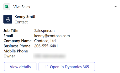Screenshot showing Adaptive card in Teams. Screenshot showing Adaptive card in Teams.