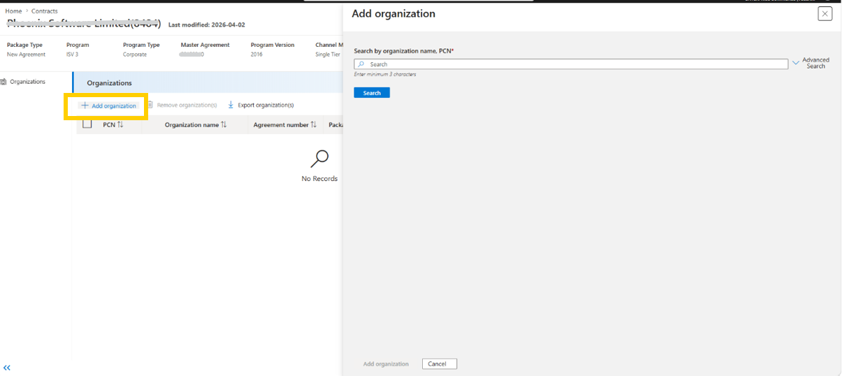 Create agreement package for Non-EA Programs | Microsoft Learn