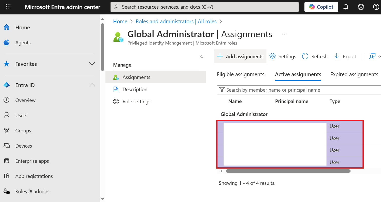 Global Administrator Users