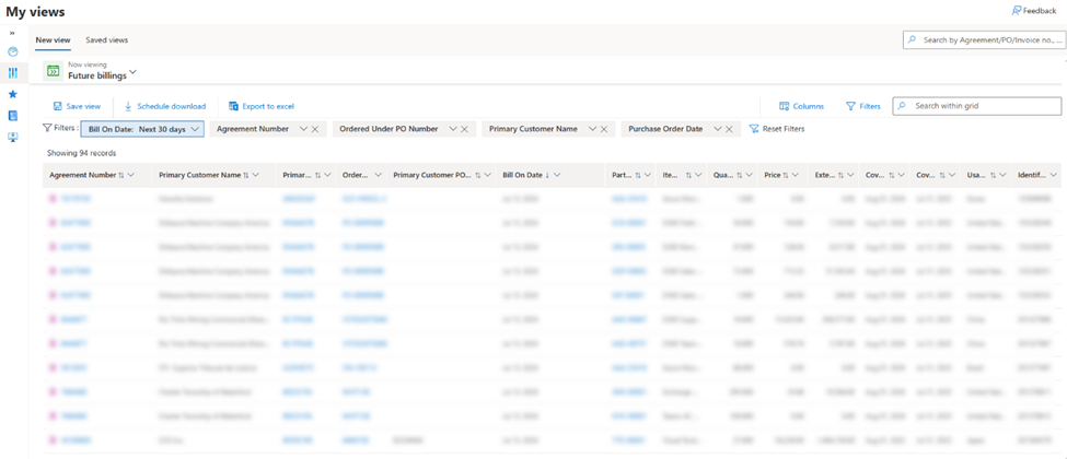 Sample view columns | Microsoft Learn