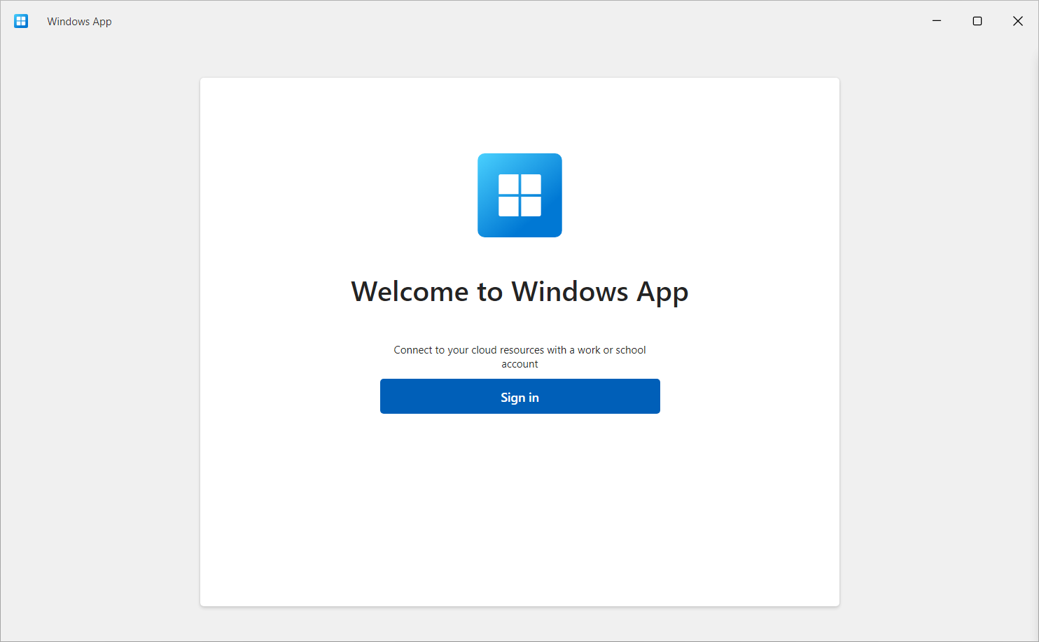 Windows App - Microsoft Apps