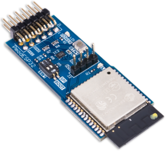 Photo of the Model 2433 ESP32 microcontroller board.