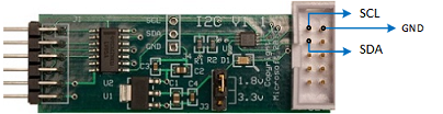 Picure of the I2C adapter.