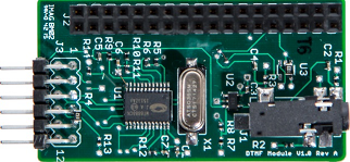 Picture of a DTMF shield.