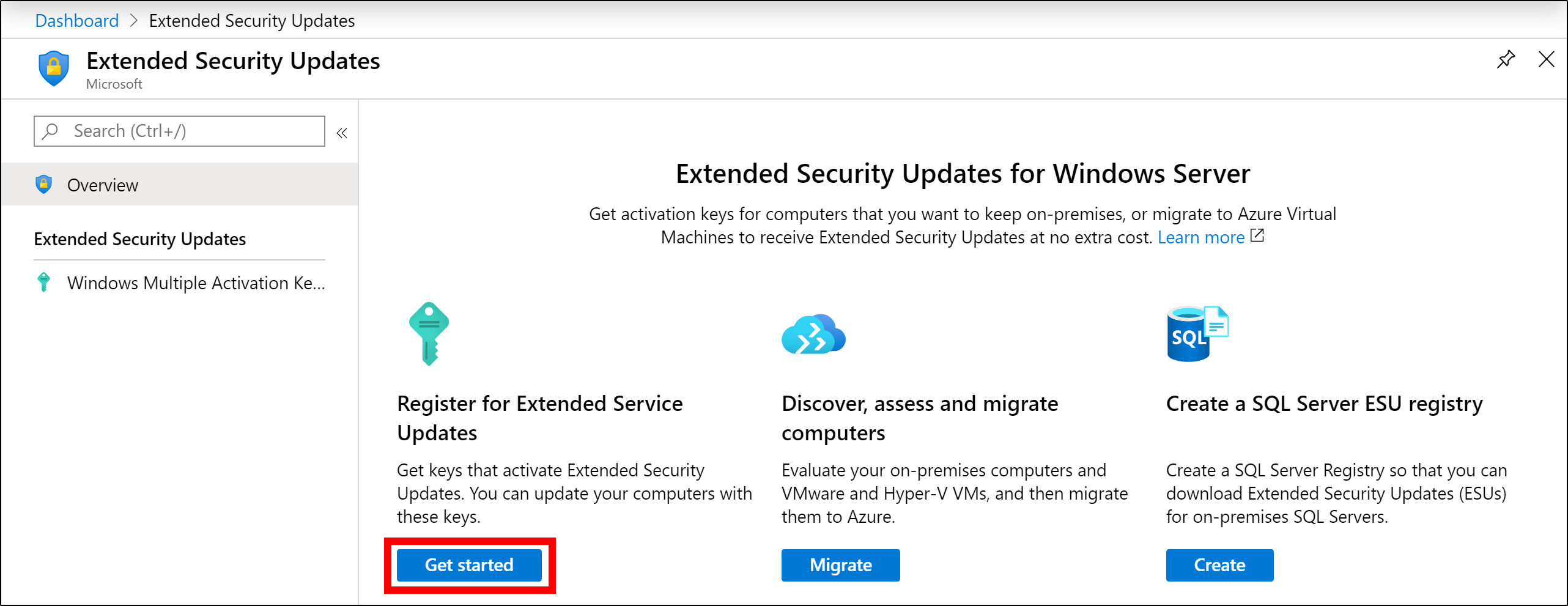 How to get Extended Security Updates (ESU) for Windows Server 2008, 2008 R2,  2012, and 2012 R2 | Microsoft Learn