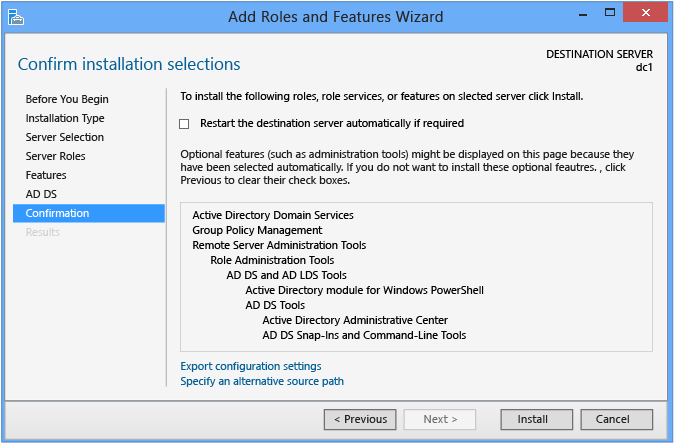 Install A New Windows Server 2012 Active Directory Forest Level 200 Microsoft Learn 7124