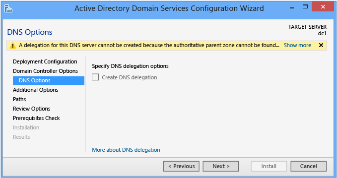 Install a New Windows Server 2012 Active Directory Forest (Level