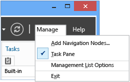 Screenshot that shows how to raise the limit of the number of objects returned from a container by selecting the Management List Options menu option.