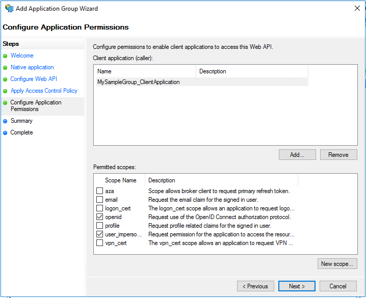 Build a multi-tiered application using On-Behalf-Of (OBO) using OAuth with  AD FS 2016 or later | Microsoft Learn