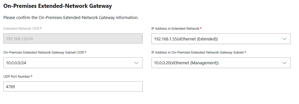 on-premises network gateway