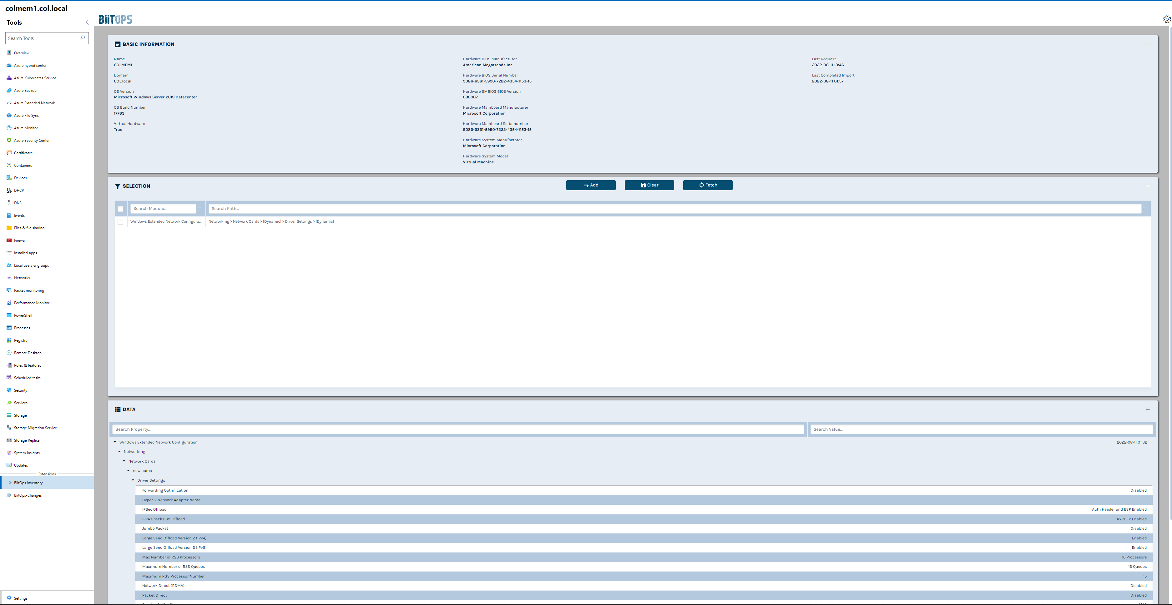 BiitOps Inventory Extension screenshot