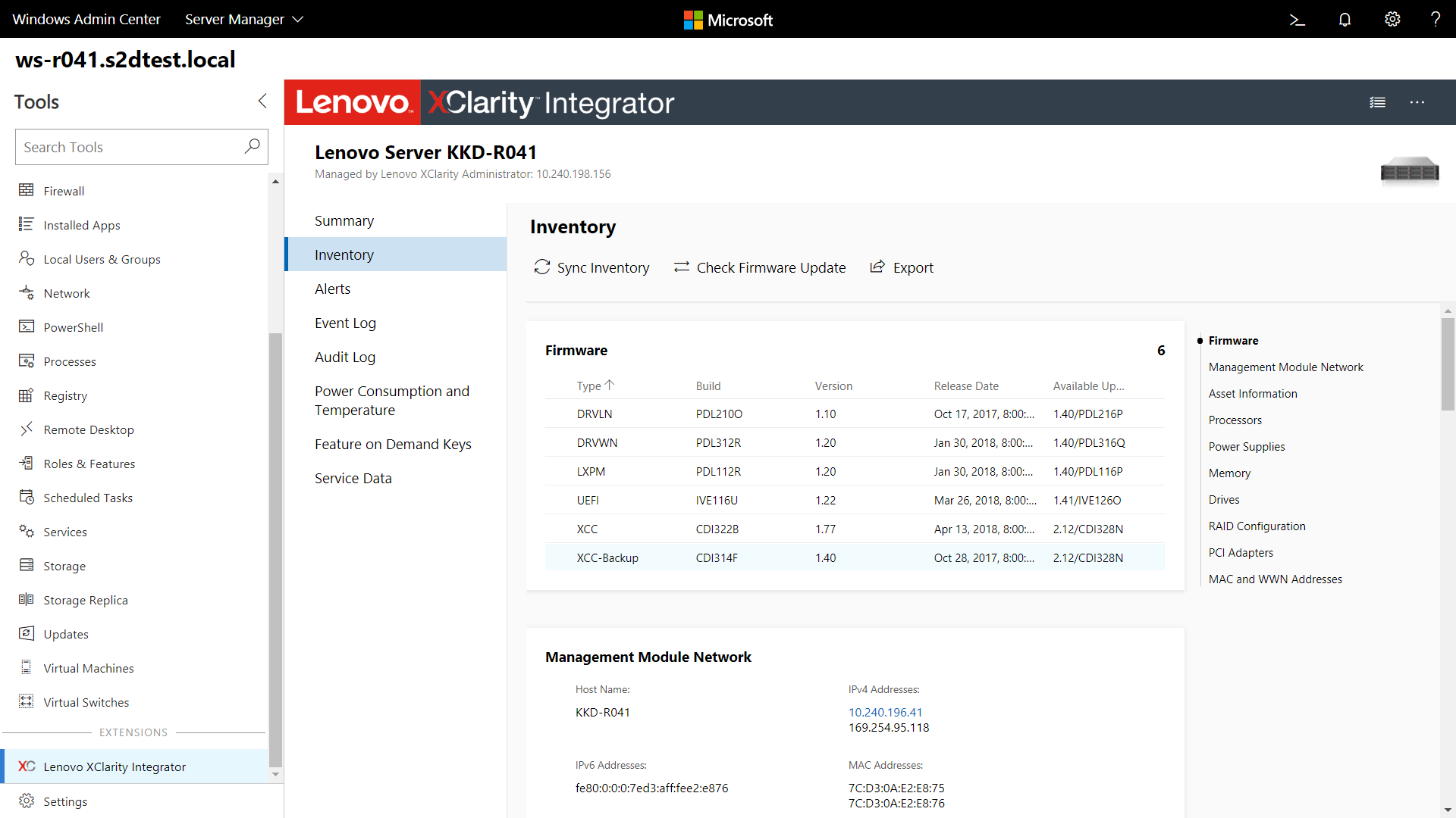 Lenovo xclarity administrator установка