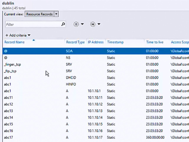 View DNS Resource Records for a DNS Zone | Microsoft Learn
