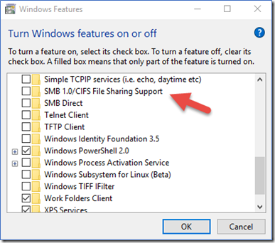 How to detect, enable and disable SMBv1, SMBv2, and SMBv3 in Windows |  Microsoft Learn