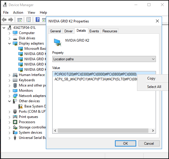 discrete device assignment server 2019