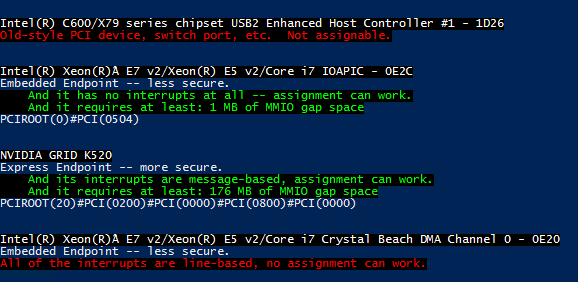 discrete device assignment server 2019