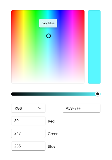 online image color rgb picker