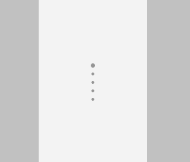 A PipsPager with five vertical dots and navigation buttons visiblility based on pointer over and current page.