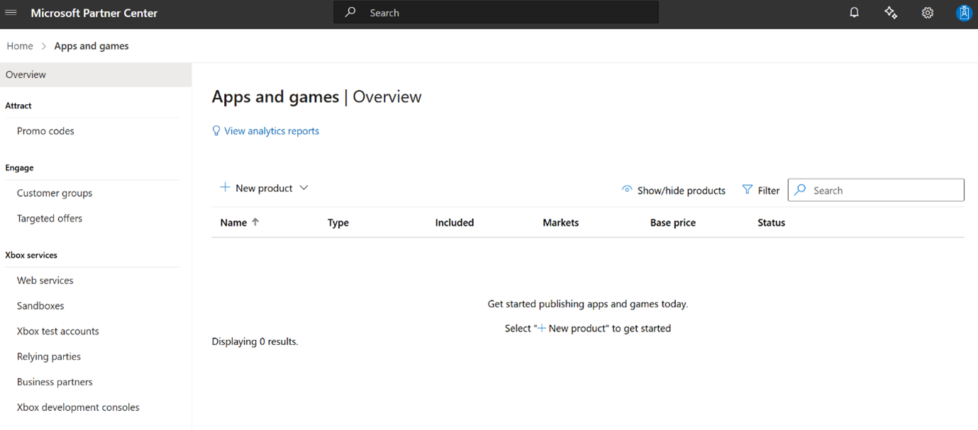 Apps and games overview