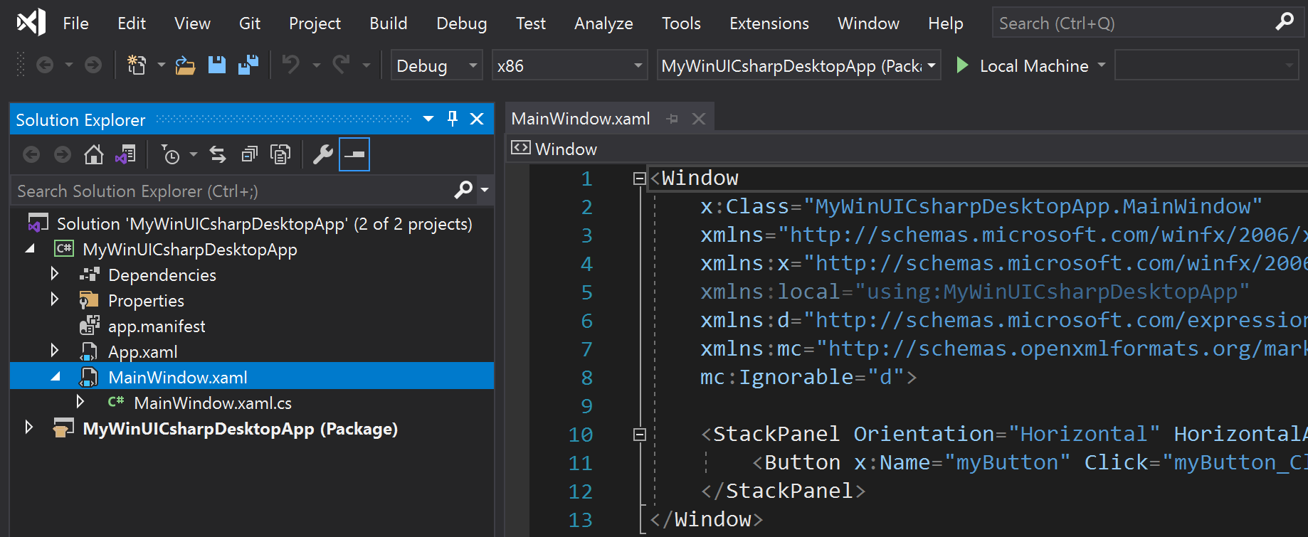 WinUI 3 templates in Visual Studio - Windows apps