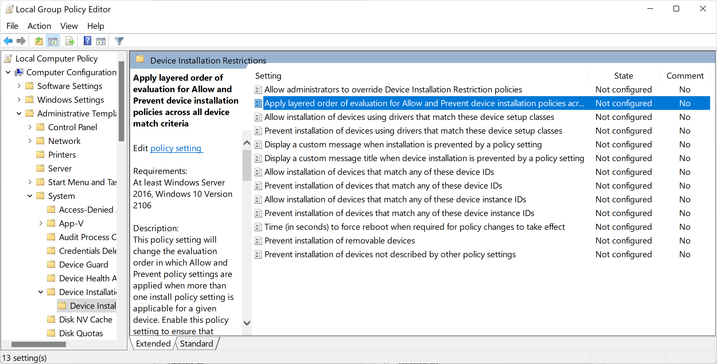 Manage Device Installation with Group Policy - Windows Client Management |  Microsoft Learn