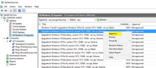 Deploy updates using Windows Server Update Services - Windows Deployment |  Microsoft Learn