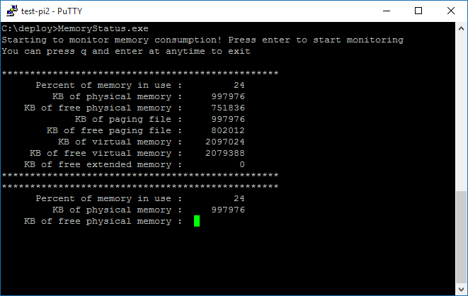 ConsoleApplication Output