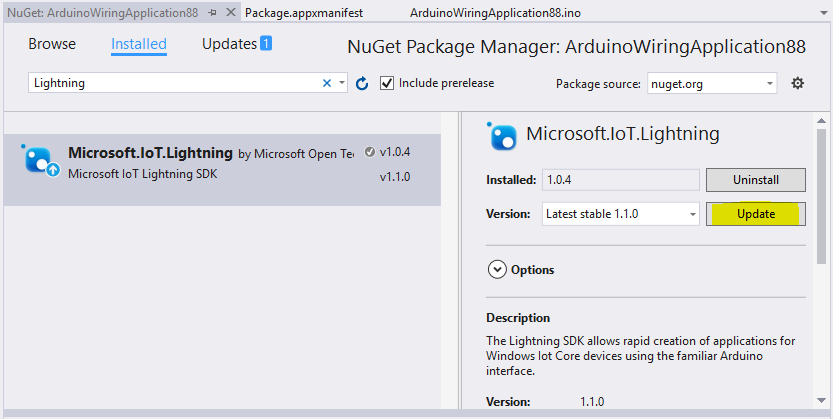 Package Manager Config